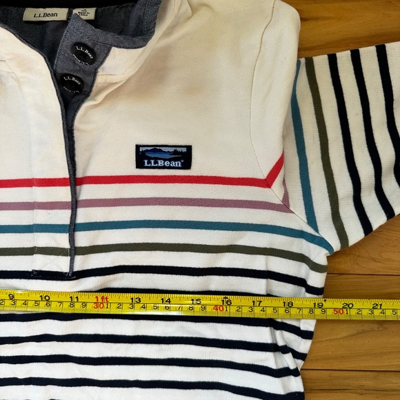 LL Bean striped‎ rugby henley - Picture 7 of 9
